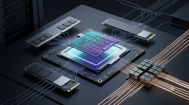Comparative diagram of Quantum vs Supercomputer architecture